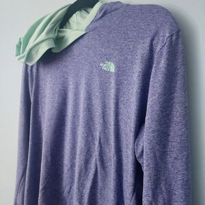 The North Face Heathered Purple Hoodie